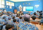 Polsek Karangnunggal Sosialisasikan Tertib Berlalu Lintas bagi Siswa SMP di MTsN 3 Tasikmalaya