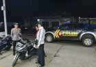 Untuk Memberikan Keamanan dan Kenyamanan Kepada Masyarakat, Anggota Polsek Karangnunggal Laksanakan Patroli Blue Light