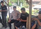 Tingkatkan Keamanan Wilayah Hukum Polsek Cibalong, Bripka Aan hidayatul U dengan Warga Wilayah Hukum Polsek Cibalong