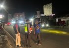 Antisipasi Gangguan Kamtibmas, Polsek Karangnunggal Melaksanakan Patroli Blue Light